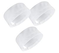 WJIAAA 3Pcs Unisex Chef Hat, Fit 20-24" Head Circumferences Adjustable Breathable Mesh Top Cooking Cap for Men Kitchen Baking Restaurant(White)