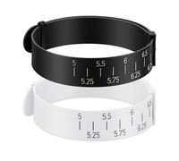 WJIAAA 4pcs Wrist Measuring Tool Set, 5-10inch Wrist Sizer, Bangle Bracelet Sizers, Bracelet Measuring Supply, Adjustable Sizing Tool, Bangles Inches Sizer, Bracelets Size Ruler Jewelry Gauge