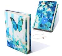 WJIAAA Book Covers for Paperbacks,Book Cover Protector Adjustable Fabric Fit A5 Size 5.5x8.2 Inch Paperbacks for Hardcover Softcover Novels Notebook Journal Books Accessories Christmas Birthday