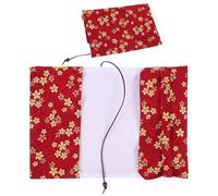 WJIAAA Book Covers for Paperbacks,Book Cover Protector Adjustable Fabric Fit A5 Size Paperbacks for Hardcover Softcover Novels Protection Dark Blue 5.5x8.2 Inch(Dark Blue)