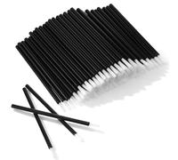 WJIAAA Disposable Brush Applicators, 100pcs PYO Cookie Paint Brushes Mini Nail Polish Brushes Disposable Applicators Makeup Lip Brush for Nail Polish Lipstick Lip Gloss Cookies Cleaning