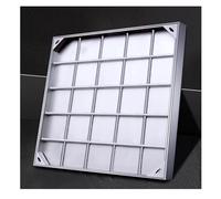 WJIANBIN Square Septic Tank Lid with Base, Stainless Steel Manhole Cover and Frame ，Invisible Sewage Basin Cover, Heavy Duty Metal Inspection Lid ， Customizable Size(5cm,80 * 80cm/31.5 * 3