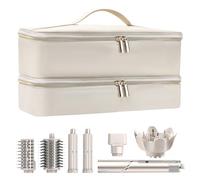 Wjiang Carrying Case for Dyson Airwrap Supersonic Hair Dryer - Double-Layer Travel Storage Bag for Revlon Hair Dryer Brush & Accessories
