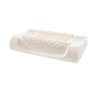 WJIANY Latex Contour Pillow, Latex Pillow with Removable Comfort Pillowcase Cervical Pillow Ergonomic Contour Design for Spine Support,A1