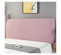 WJIAYAO Bed Headboard Covers Flexible Bedhead Cover Full-inclusive Solid Color Bedside Backrest Protection Headboard Bedroom Decoration Soft(Pink,220cm)