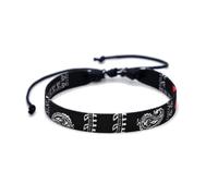 WJIAYAO Braided Rope Bracelet Geometric Polka Dot Bracelet for Men Women Hand Multicolor Weave