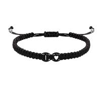 WJIAYAO Braided Rope Bracelet Handmade A-Z 26 Letter Heart Bracelet Woven Baided Rope Women Men Initials Name Adjustable Bangle Couple(I)