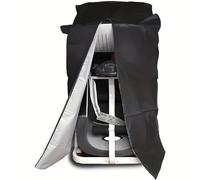 WJIAYAO Exercise Machine Cover Treadmill Cover 210d Sports Protective Folding Dustproof Indoor(Black,80x60x150cm)