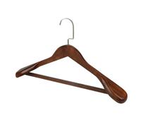 WJIAYAO Wooden Coat Hangers 5pcs Wide Shoulder Wooden Coat Hangers, Wide Shoulder Solid Wood Suit Hanger, Home Rack(Color 3)