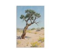 WJJAYLSS Joshua Tree Forest Scenic Unique Cacti Contemporary Wall Mural Art Decorative Hanging Poster20x30inch(50x75cm)