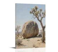 WJJAYLSS Joshua Tree National Park Scenic Rock Formations Contemporary Wall Mural Art Decorative Hanging Poster20x30inch(50x75cm)