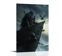 WJJAYLSS The Raven on The Helm - A Messenger Before The Final War Contemporary Wall Mural Art Decorative Hanging Poster08x12inch(20x30cm)
