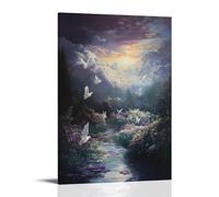 WJJAYLSS The Sky Blushes with Resurrection Light As Angels Sing Above A Garden Wet with Spring Dew. Contemporary Wall Mural Art Decorative Hanging Poster20x30inch(50x75cm)