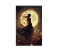 WJJAYLSS The Sun Rises from within Her Eyes, And All Time Bends Around Her Footsteps. Contemporary Wall Mural Art Decorative Hanging Poster12x18inch(30x45cm)
