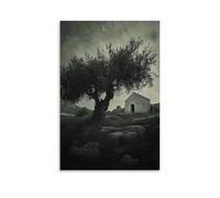 WJJAYLSS The Wind Carries His Name Across The Hills, Echoing through Olive Trees And Opened Tombs. Contemporary Wall Mural Art Decorative Hanging Poster24x36inch(60x90cm)