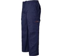 WJL WHISPERING JONES LONDON Big Size Mens Cargo Combat Trousers Elasticated Pants Pocket Plus Size Work Cotton Bottoms 4XL 5XL 6XL, Navy, 5XL