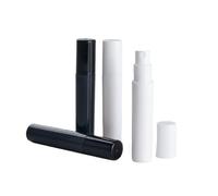 WJLYDM 100pcs 2ml 3.0ml 4ml 5ml Mini Plastic Spray Perfume Bottle, Small Sample Black Atomizer For Purse, Handbag, Pocket