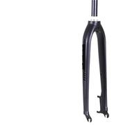 WJLYDM 26" 27.5" 29" Aluminum Moutainbike Rigid Fork Tapered Taper 1-1/8" To 1-1/2" Disc Brake Quick Release Forks(Matte black)