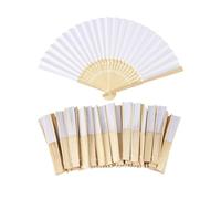 WJLYDM 50/30 PCS Folding Paper Hand Fans Wedding Fans Party Favor Bridal Shower Decoration(50pcs)