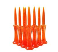 WJLYDM Golf Tees 10pcs/box ABS Plastic 80mm Accessories Limit Your Tee Elevate Game Precision For Shots(Orange 10pcs)
