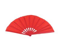 WJLYDM Kung Fu Fan Plastic Bone Martial Arts Performance Elegant Hand Folding Stage Fan Opera Magic Props Summer Cool Fans(Red)