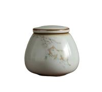WJLYDM Pet Urn Sealed Cremation Funeral Ashes Keepsake Small Animals Dog Cat Memorial 8 * 9cm 250ml(Color1)