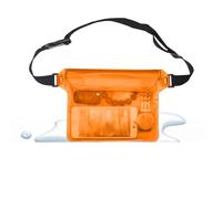 WJLYDM Waterproof Swimming Bag Sealing Drift Diving Waist Pack Skiing Underwater Phone Case Cover Dry Shoulder Bag For Beach Boat Sport(Orange)