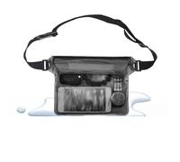 WJLYDM Waterproof Swimming Bag Sealing Drift Diving Waist Pack Skiing Underwater Phone Case Cover Dry Shoulder Bag For Beach Boat Sport(Black)