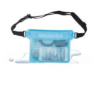 WJLYDM Waterproof Swimming Bag Sealing Drift Diving Waist Pack Skiing Underwater Phone Case Cover Dry Shoulder Bag For Beach Boat Sport(Sky blue)