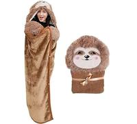 WJMSDK Gifts for Women - Birthdays Gift for Women, Sloth Gifts Wearable Blanket Hoodie, Mum Daughter Sister Wife Girlfriend for Christmas Birthdays, Gifts for Her