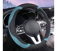 WJMZ Soft Steering Wheel Cover, Warm Steering Wheel Cover Fashion Universal 15 inch, Green