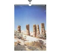 WJnflQN 2026 Wall Calendar - A4 Spiral Bound Natural Scenery Offices Supplies | Photo Wall Calendar - for Reading Health Study School Home Cleaning Exercise Workout Vacation Party Birthday Travel