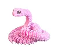 WJnflQN 3D Printed Snake, Joint Toy Animal, Decorative Snake for Desk, Car Interior, Table & Living Room with Daily Use