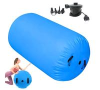 WJnflQN Air Barrel Gymnastics - Tumbling Roller | Inflatable Back Handspring Trainer with Pump Tumbling Mat for Indoor Play Fitness Gym Cheerleading Balance Practice Yoga Dance
