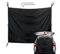 WJnflQN Car Curtains - Sun Protection for Side | Reusable Rear Divider Thermal Insulation Shower Protection for SUV, MPV, Saloon, Caravan