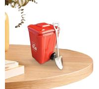 WJnflQN Ceramic Mug - Funny Rubbish Bin Cup | 400 ml Recycled Container Drinking Cup for Tea Milk Cappuccino Juice Lemonade Wine Kitchen Living Room Office Birthday Party Colleagues