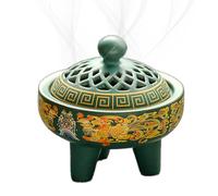 WJnflQN Coil Burner,Creative Incense Censer - Portable Censer, Desktop Aromatherapy Ornament for Home Bedroom Spa Yoga Studio Camping Outdoor Indoor