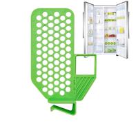 WJnflQN Divider for Fridge Organizing - Fridge Door Organizer Storage Dividers,Adjustable Space Allocator Separator, Organization and Storage for Drink Seasoning Jars Eggs Snack