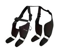 WJnflQN Dog Carrier Boots, Adjustable Waterproof Dog Accessories, Winter Boots with Braces for Paw Protection and Leg Protectors, for Medium to Large Breeds for Walks and Hikes