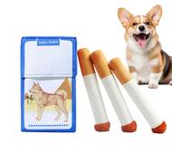 WJnflQN Dog Toy for Playing Fetch, Hard Chewing Plush Dog Toy - Puppy Chewing Interactive Toys, Chewing Fetch Brain Stimulates Companion Plush with Squeaky Sound