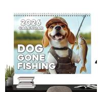 WJnflQN Dog Wall Calendar - 12-Month Animal Yearly Wall Calendar | Decorative Office Supplies for Daily Meal Planning Event Appointment Workshop Classroom Living Room Birthday Holiday