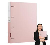 WJnflQN Envelope Folder, A4 Folder - 4-Hole Project Organiser Document Folder, Refillable Folder Organiser, Project Organiser for School