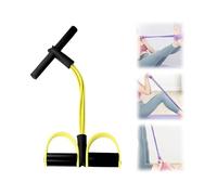 WJnflQN Fitness Resistance Bands | Pedal Ankle Pull Device, Ergonomic 4-Hose Pull Device for Gym Household Outdoor Yoga Sports Travel Indoor Training