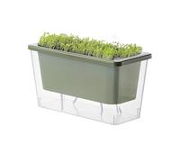 WJnflQN Flower Pots Self-Watering | Indoor Flowers Water Planter,Rectangular Balcony Gardening Cultivation Box For Window Sill