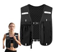 WJnflQN Flowing Water Vest, Trail Running Vest, River Water Vest, Hydration Pack, Lightweight Sturdy Phone Bag, Chest Pack Equipment for Men, Women, Hiking, Cycling, Camping