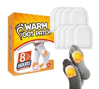WJnflQN Foot Heating Patch,Adhesive Heat Patch Safe - Foot Warmer for On-the-Go Warmth, Heat Packs for Outdoor Activities Skiing Hiking, Body Warmer