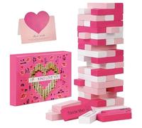 WJnflQN Game Blocks for Couples, Romantic Activities with Board Toy - Couples Block Tower Game - For Romantic Relationship Intimacy Bedroom Valentine's Day Party Home Date Night Wedding and