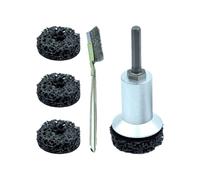 WJnflQN Hub Cleaner - Wheel Hub Cleaning Set - Tool for Rust Removal and Restoration Suitable for Drill Removes Dust Oil Dirt for Rims Steering Car Truck Wheel Bolts Brake Discs