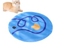 WJnflQN Interactive Cat Play Mat, Portable Game for Pets with Rolling Ball, Rolling Cat Ball in the Play Mat, for Cat Babies and Family, for Indoor and Outdoor Use, for Home Travel