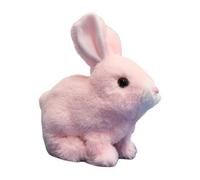 WJnflQN Interactive Rabbit Toy With Jumps Wiggling Ears Move Makes Noises 17x16.5x9cm Easter Electronic Pet Hopping Stuffed Bunny Pretend Toy For 1 2 3 Year Old Boys Girls Joy And Relaxation